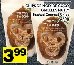 Supermarché PA CHIPS DE NOIX DE COCO GRILLÉES NUTLY | Toasted Coconut Chips offer