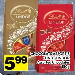 Supermarché PA CHOCOLATS ASSORTIS LINDT LINDOR | Lindt Lindor Assorted Chocolates offer