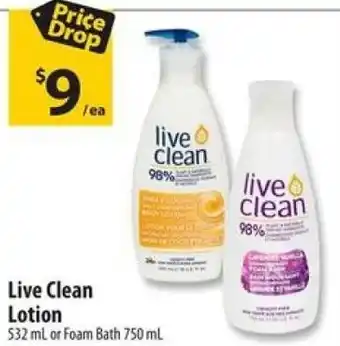 Co-op Live Clean Lotion offer