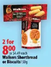 London Drugs Walkers Shortbread or Biscuits offer