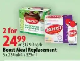 London Drugs Boost Meal Replacement offer