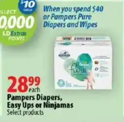 London Drugs Pampers Diapers, Easy Ups or Ninjamas offer