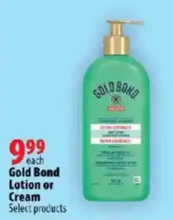 London Drugs Gold Bond Lotion or Cream offer