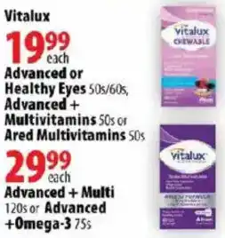 London Drugs Advanced or Healthy Eyes, Advanced + Multivitamins or Ared Multivitamins offer