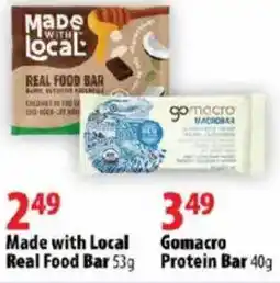 London Drugs Gomacro Protein Bar offer