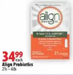 London Drugs Align Probiotics offer