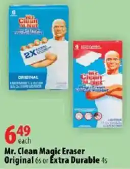 London Drugs Mr. Clean Magic Eraser original or extra durable offer