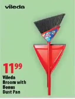 London Drugs Vileda Broom with Bonus Dust Pan offer