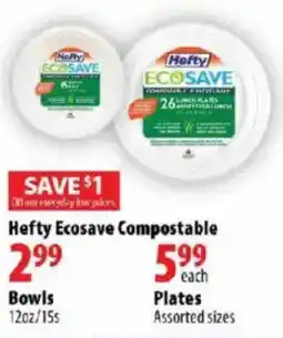 London Drugs Hefty Ecosave Compostable Bowls offer