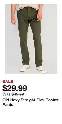 Old Navy Old Navy Straight Five-Pocket Pants offer