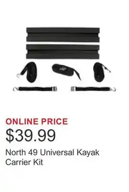 Costco North 49 Universal Kayak Carrier Kit offer