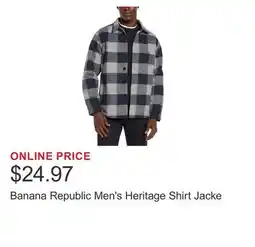 Costco Banana Republic Men's Heritage Shirt Jacke offer