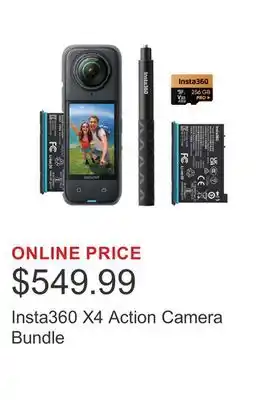 Costco Insta360 X4 Action Camera Bundle offer