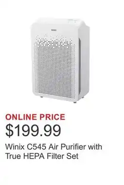 Costco Winix C545 Air Purifier with True HEPA Filter Set offer