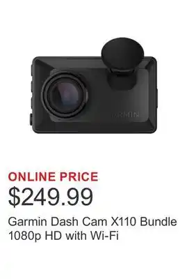 Costco Garmin Dash Cam X110 Bundle 1080p HD with Wi-Fi offer