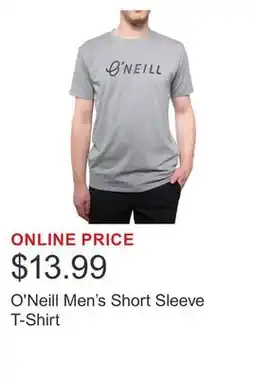 Costco O'Neill Men's Short Sleeve T-Shirt offer