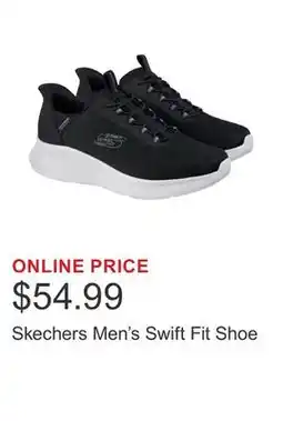 Costco Skechers Men's Swift Fit Shoe offer