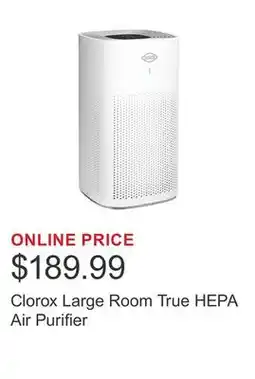 Costco Clorox Large Room True HEPA Air Purifier offer