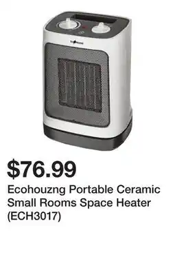 Newegg Ecohouzng Portable Ceramic Small Rooms Space Heater (ECH3017) offer