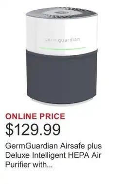 Costco GermGuardian Airsafe plus Deluxe Intelligent HEPA Air Purifier with Air Quality Monitor offer