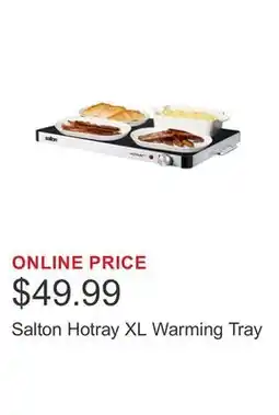 Costco Salton Hotray XL Warming Tray offer