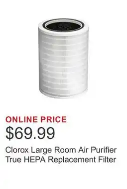 Costco Clorox Large Room Air Purifier True HEPA Replacement Filter offer