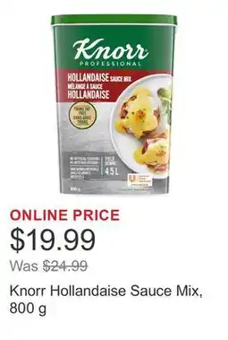 Costco Knorr Hollandaise Sauce Mix, 800 g offer