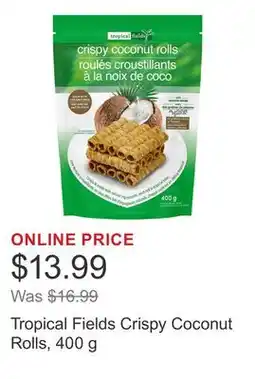 Costco Tropical Fields Crispy Coconut Rolls, 400 g offer