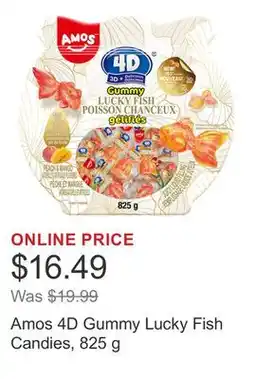 Costco Amos 4D Gummy Lucky Fish Candies, 825 g offer