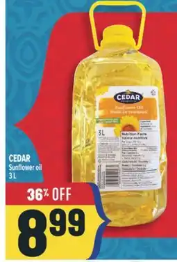 Marché Adonis CEDAR Sunflower oil offer