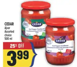 Marché Adonis CEDAR Ajvar offer