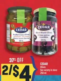 Marché Adonis CEDAR Olives offer