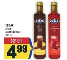 Marché Adonis CEDAR Syrup offer