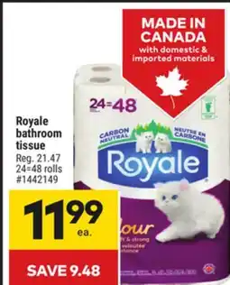 Giant Tiger Royale Bathroom Tissue offer