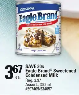 Giant Tiger Eagle Brand Sweetened Condensed Milk offer