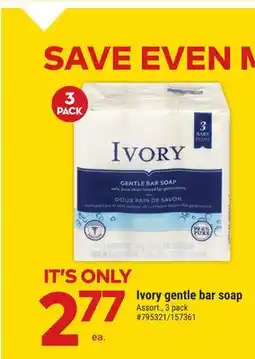 Giant Tiger Ivory gentle bar soap offer