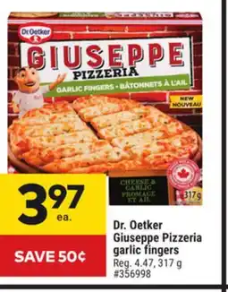 Giant Tiger Dr. Oetker Giuseppe Pizzeria garlic fingers offer