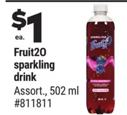 Giant Tiger Fruit2O sparkling drink offer