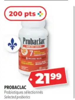 Familiprix PROBACLAC Selected probiotics offer