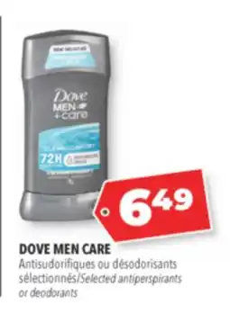 Familiprix DOVE MEN CARE Selected antiperspirants or deodorants offer