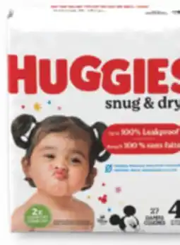 Familiprix HUGGIES Selected diapers offer