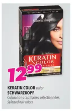 Familiprix KERATIN COLOR or SCHWARZKOPF Selected hair colors offer