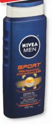 Familiprix NIVEA or NIVEA MEN, Body wash, 500 ml offer