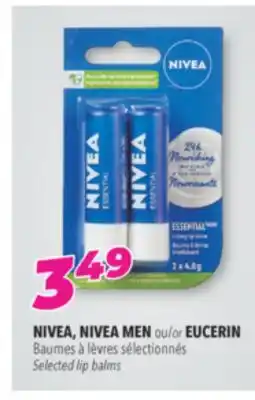 Familiprix Nivea caring lip balm Essential offer