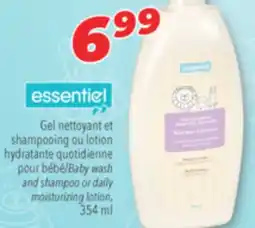 Familiprix essentiel Baby wash and shampoo or daily moisturizing lotion, 354 ml offer