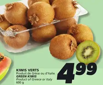 IGA GREEN KIWIS offer