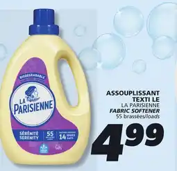 IGA LA PARISIENNE FABRIC SOFTENER offer