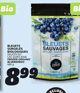 IGA DELICES DU LAC SAINT-JEAN FROZEN ORGANIC BLUEBERRIES offer