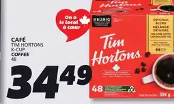 IGA TIM HORTONS K-CUP COFFEE offer