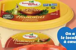 IGA FONTAINE SANTÉ HUMMUS offer